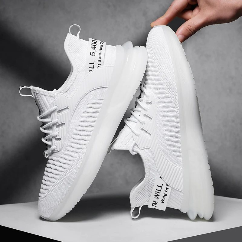 

Men Running Shoes Couple Breathable Sports Sneakers Lace Up Walking Jogging Athletic Footwear Zapatillas Hombre New Mens Shoes