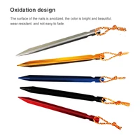 10 pcs tent stakes with rope tent accessories camping equipment outdoor travel 18cm tent pegs nail camp
