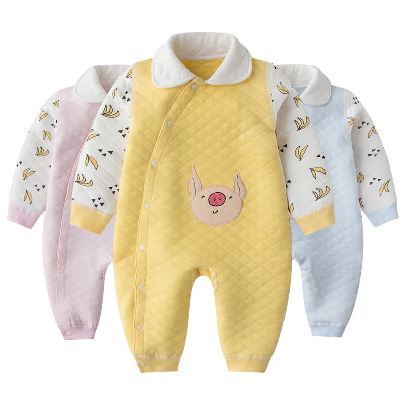 

Baby jumpsuit spring and autumn summer newborn inner clothes 0-3 months 6 baby summer clothes cotton sleeping romper romper