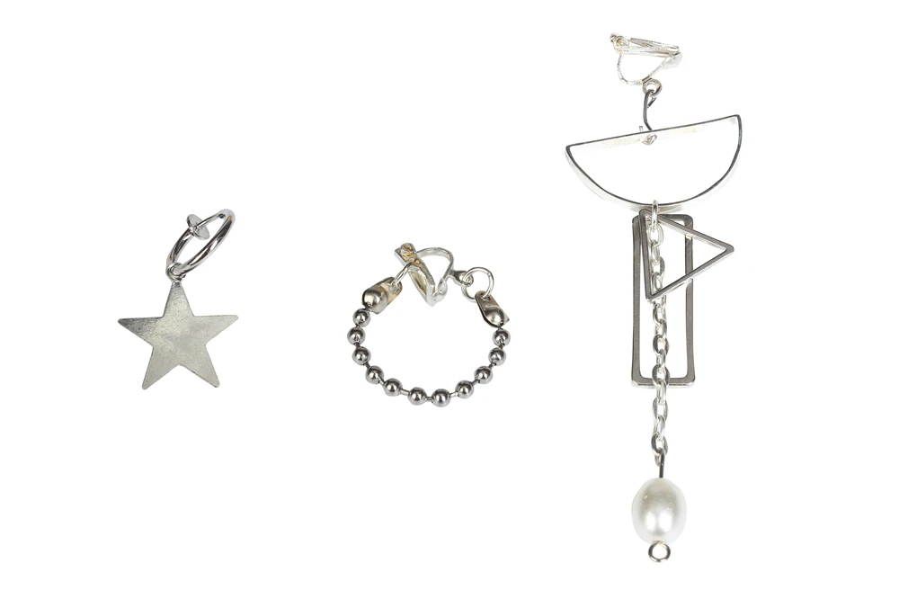 earring only Костюм Харли Куинн, хищные птицы, отряд самоубийц, косплей, необычный костюм на Хэллоуин для взрослых женщин, сексуальная белая футболка, COSPLAYONSEN - Цвет: earring only