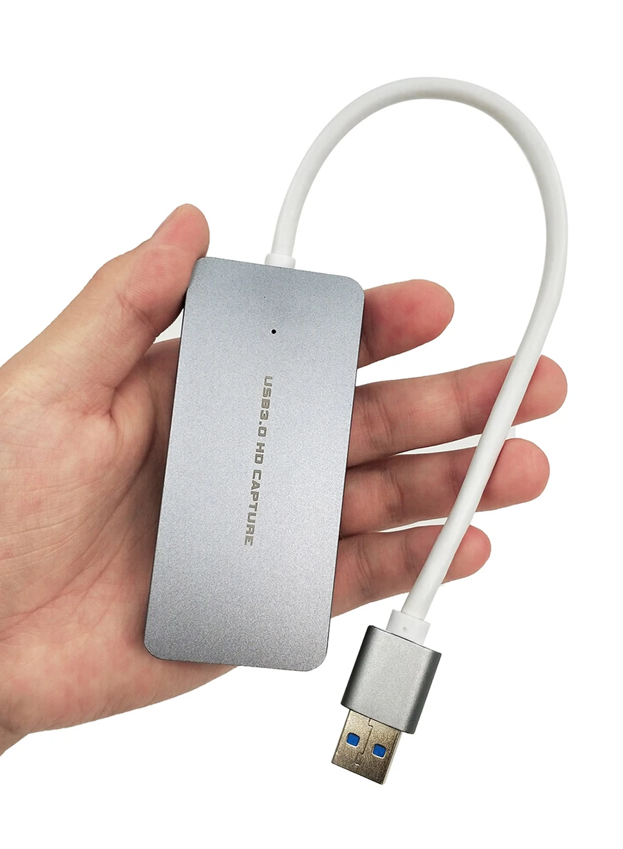 Видеозахват 1080P60fps HDMI совместимый с Type-c USB3.0 для Windows MAC Linux Android OS. Прямая трансляция