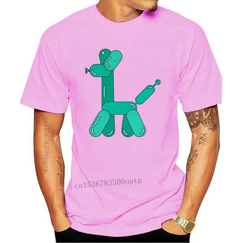 

Новинка, забавная шуточная Мужская футболка из 100% хлопка с изображением воздушного шара, собаки, клоуна K9, для вечеринки, уличная одежда, пов...