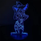 3D фигурка Мона Genshin Impact Lisa, светодиодная атмосферная лампа, светильник для игр, декоративное освещение для спальни, прикроватные светильники, подарок