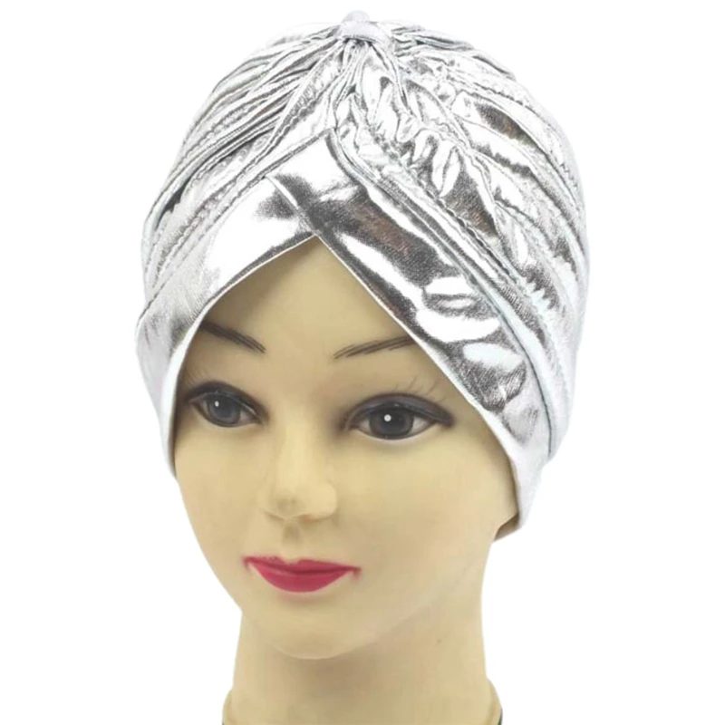 

Leopard Hat For Women Elastic Knots Turban Hat