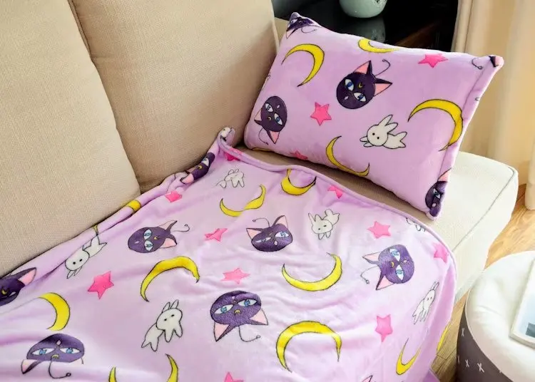 Amine Tsukino Usagi Luna Cat Сейлор Мун мягкая тепловая фланеливая ткань одеяла-кондиционеры для девочек Рождественский подарок на день рождения Косплей Реквизит