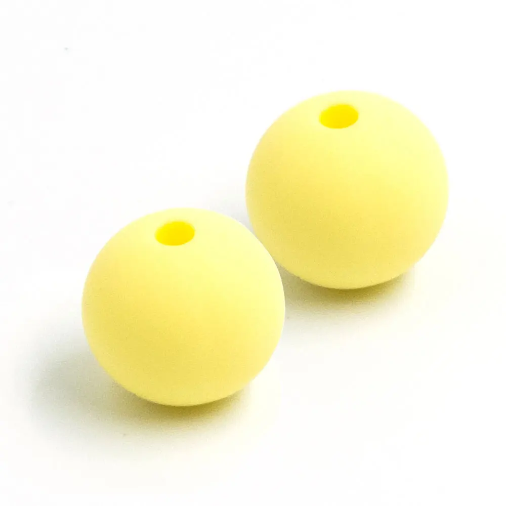 Cream Yellow 80 шт. круглые силиконовые бусы 12 мм Perle Силиконовые Зубные BPA бесплатные Прорезыватели для изготовления ювелирных изделий Siliconen Kralen Mordedor - Цвет: Cream Yellow