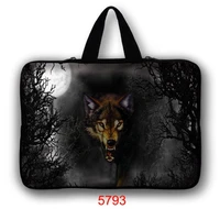 wolf sleeve bag laptop 13 3 14 15 4 inch notebook case for macbook pro 13 waterproof laptop cover for hp acer lenovo xiaomi
