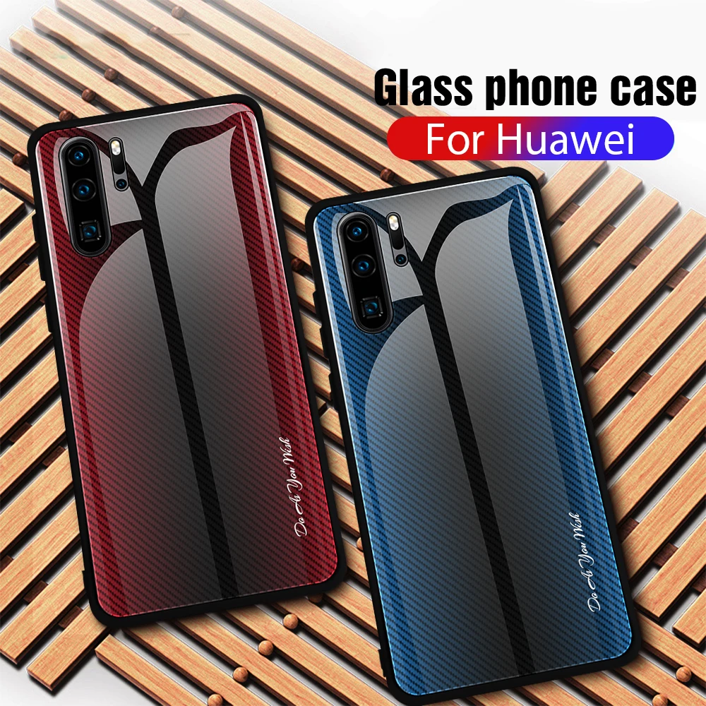 Закаленное стекло чехол для телефона huawei P30 P20 mate 20 Lite Pro P Smart Z Plus Honor 9X20 Pro 10 Lite 8X 10i 20i чехлы