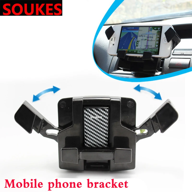 5D углеродный Автомобильный держатель для телефона с воздушным выходом кронштейн