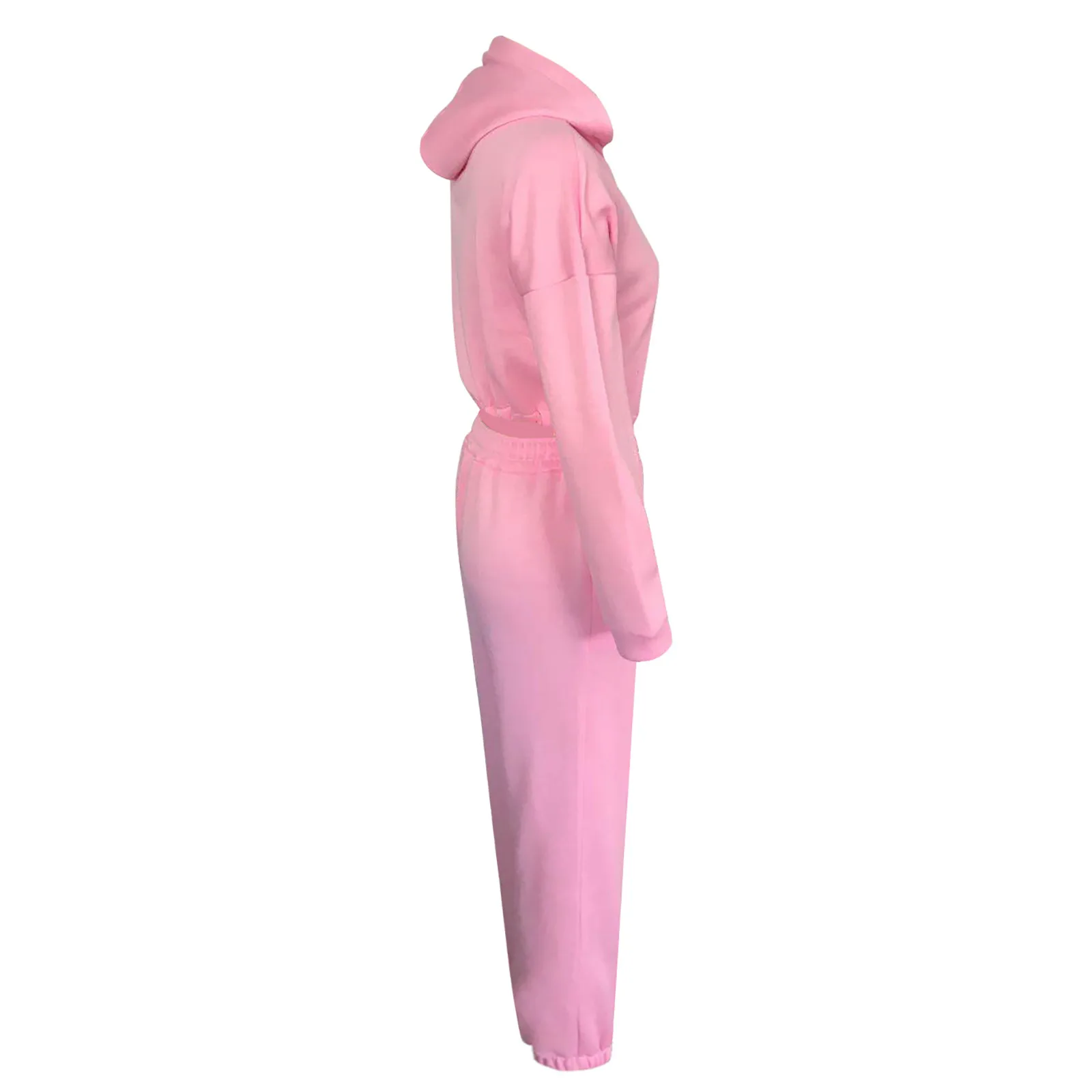 Женский комплект одежды осенние толстовки из двух предметов однотонные