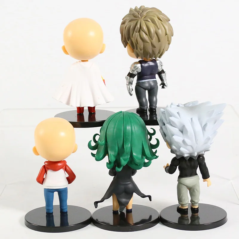 Аниме One Punch Man Фигурки Коллекционная игрушка Сайтама Genos Senritsu no Tatsumaki ПВХ Модель
