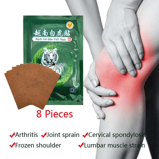 8pcs Tiger Balm Medical Patch Drug Plasters For Joint Pain Neck sparadra Knee Joint Patch Pain Relieving 2