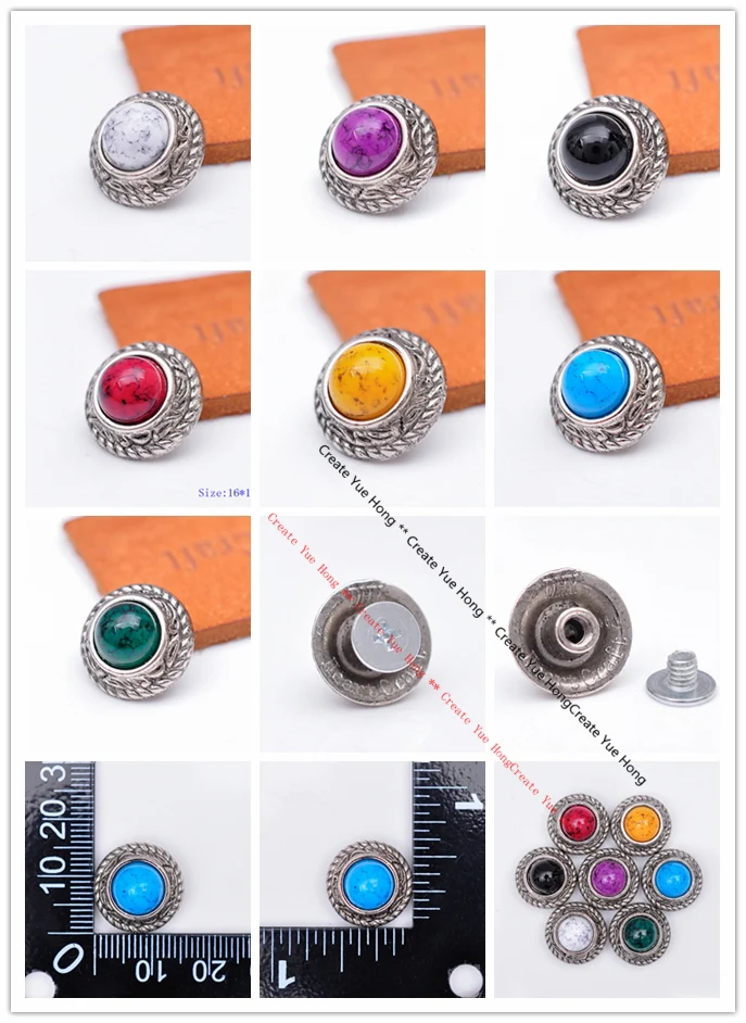 10 шт. под старину серебряное большое бирюзовое бисерное боковое цветочное резное