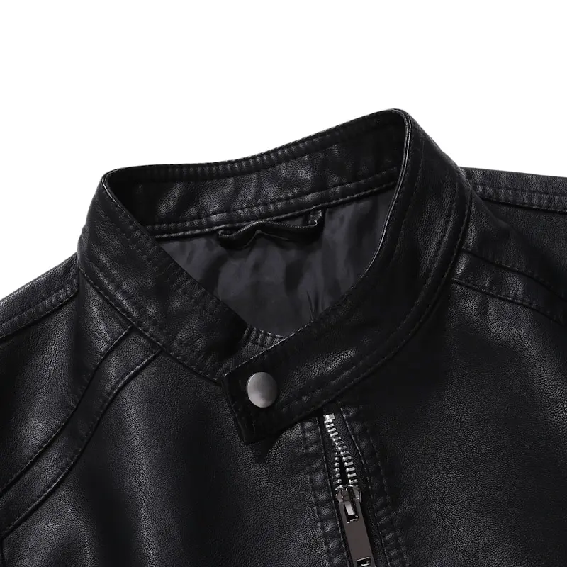 

Men Faux Leather Jacket 5XL Motorcycle Men's Jackets Black Jaqueta de Couro Masculina Outwear Male PU Leather Coats Mens AUSO