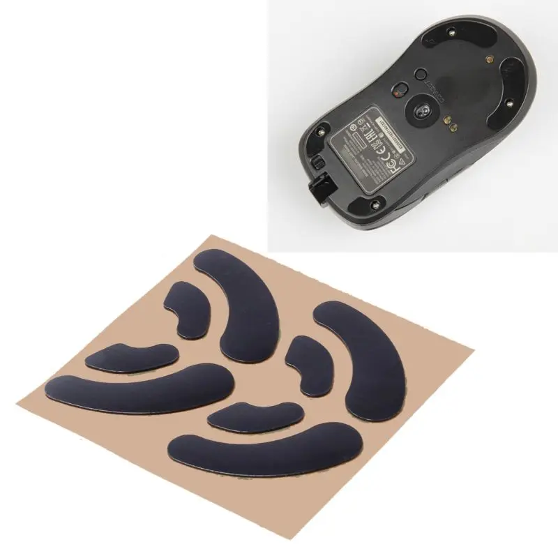 

2 Sets/Pack Original Hotline Games Competition Level Mouse Feet Mouse Skates Gildes for Sensei Wireless Mouse 0.6mm Teflon