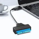 Двойной USB 3,0 для SATA 22pin адаптер Компьютерные кабели Разъемы USB Sata адаптер кабель Поддержка 2,5 дюймов SSD HDD жесткий диск