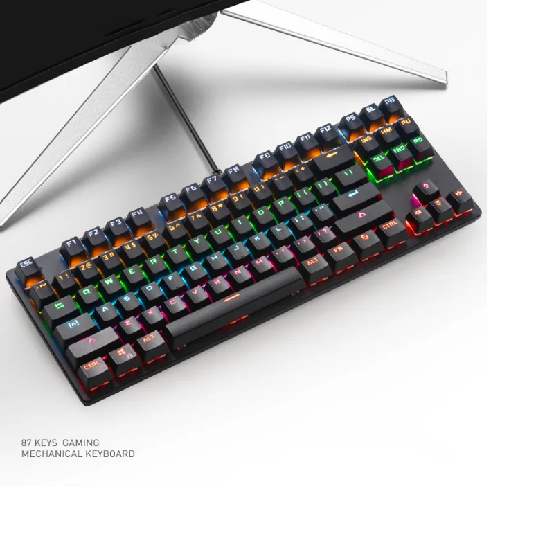 Клавиатура WESAPPA игровая Механическая с RGB подсветкой 87/104 клавиш|Клавиатуры| |