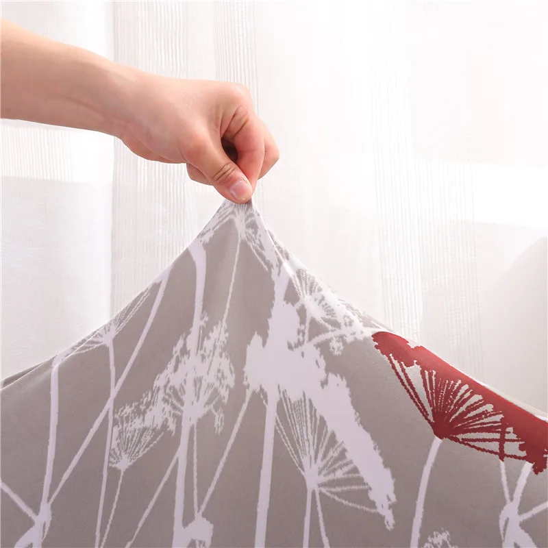 Растягивающийся чехол на диван с цветочным принтом эластичный для дивана в