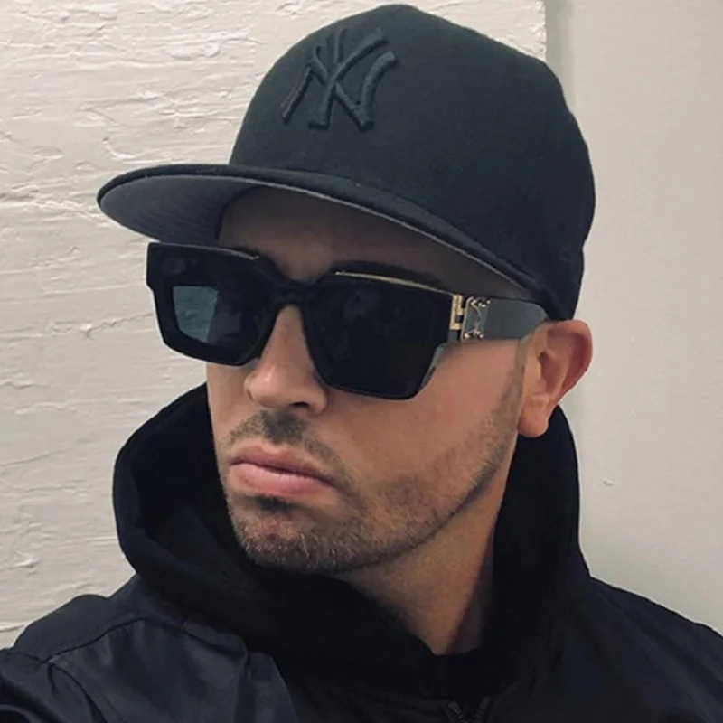 Солнцезащитные очки унисекс квадратные большие в большой оправе 2020 | Аксессуары