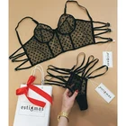 Новый женский комплект с бюстгальтером, нижнее белье, сексуальный комплект нижнего белья, дышащий бюстгальтер без косточек с сексуальными трусами, Женский комплект в горошек