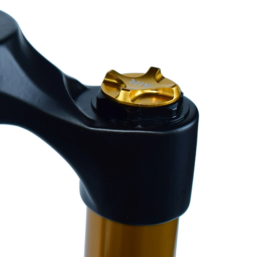 

Bicycle Suspension Plug Magnesium Alloy Mountain Bike Fork Catazer Mountain Bike Air Fork Matte Black Travel 120mm 26 27.5 29