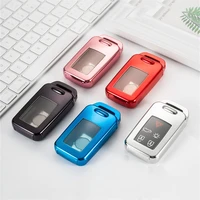 soft tpu car key case cover protection for volvo 5 button for c30 c70 s40 s60 s70 s80 v40 v50 v70 xc60 xc90 accessories keychain