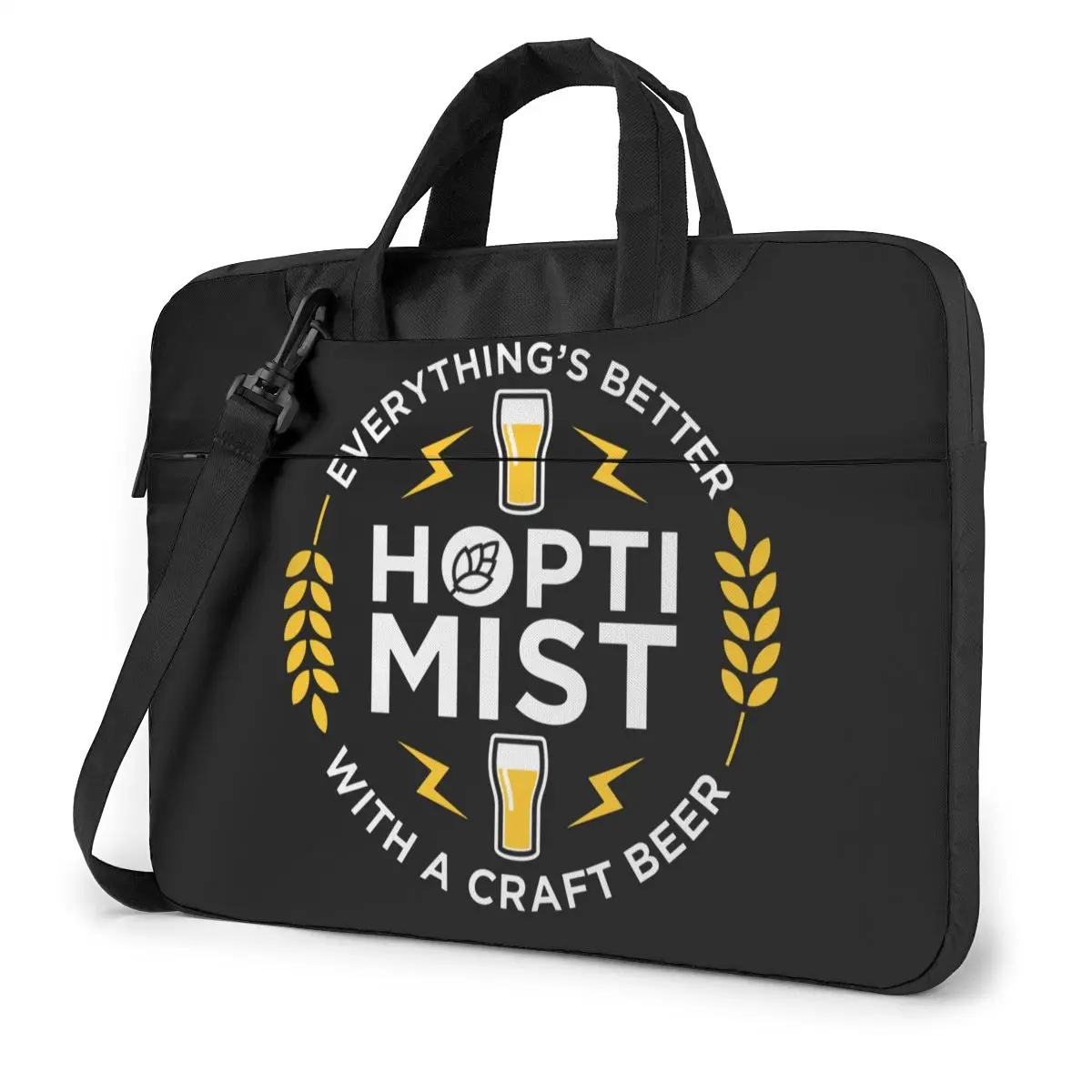

Craft Beer Laptop Bag Case Messenger Carry Computer Bag Kawaii Travelmate Laptop Pouch
