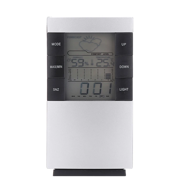 1 шт. многофункциональная ЖК Цифровая метеостанция бытовой гидрометр термометр