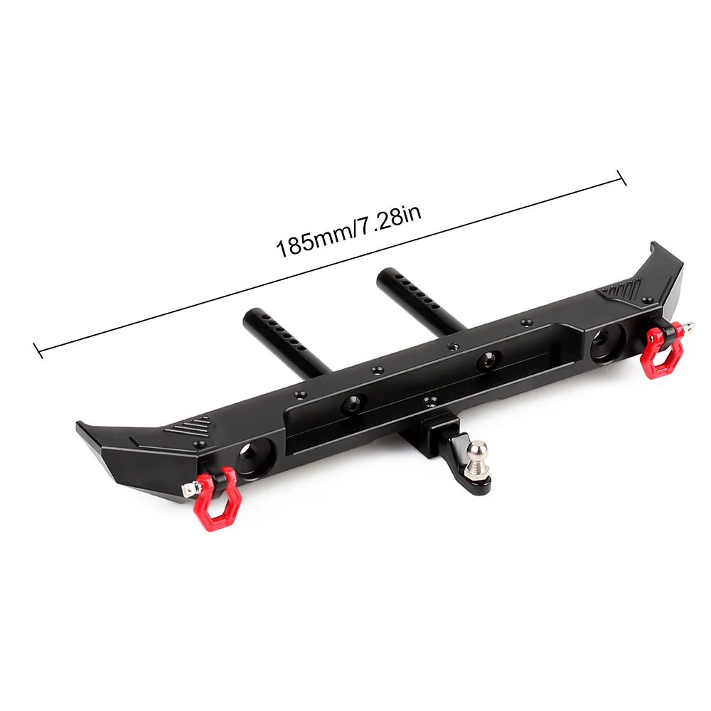 INJORA металлический задний бампер и задняя навесная стойка для 1/10 RC Гусеничный