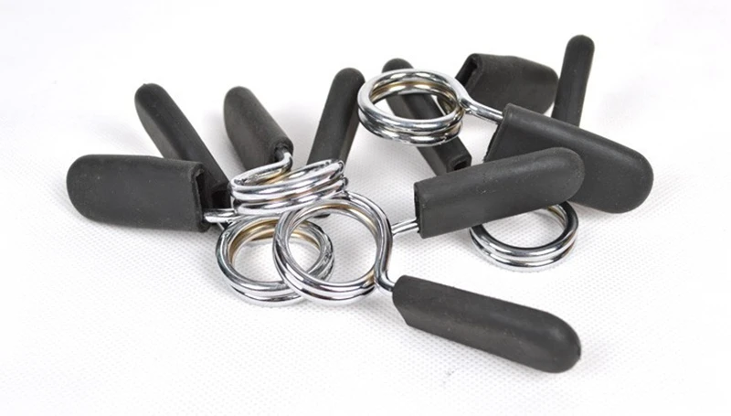 

1 Piece 25/28/30 mm Barbell Clamp Spring Collar Clips Gym Weight Dumbbell Lock Standard Lifting Kit Barbell Lock