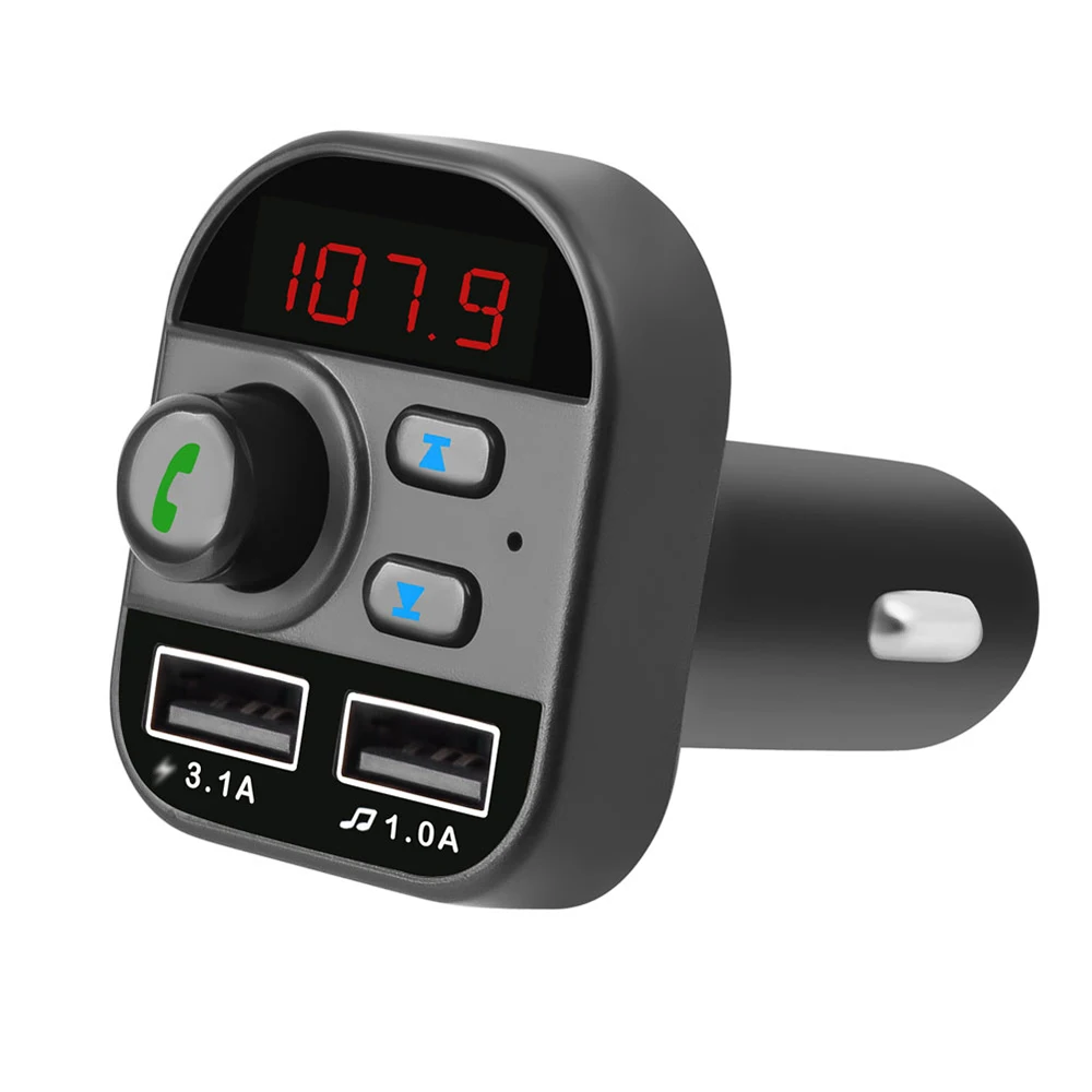 2019 Автомобильный MP3 плеер Bluetooth fm передатчик комплект Hands Free 3.1A двойное USB