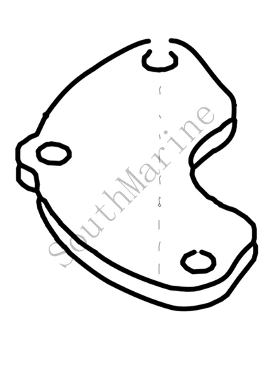 

68D-E1168-00 Cover for Yamaha F4 F5 outboard motor 4-stroke