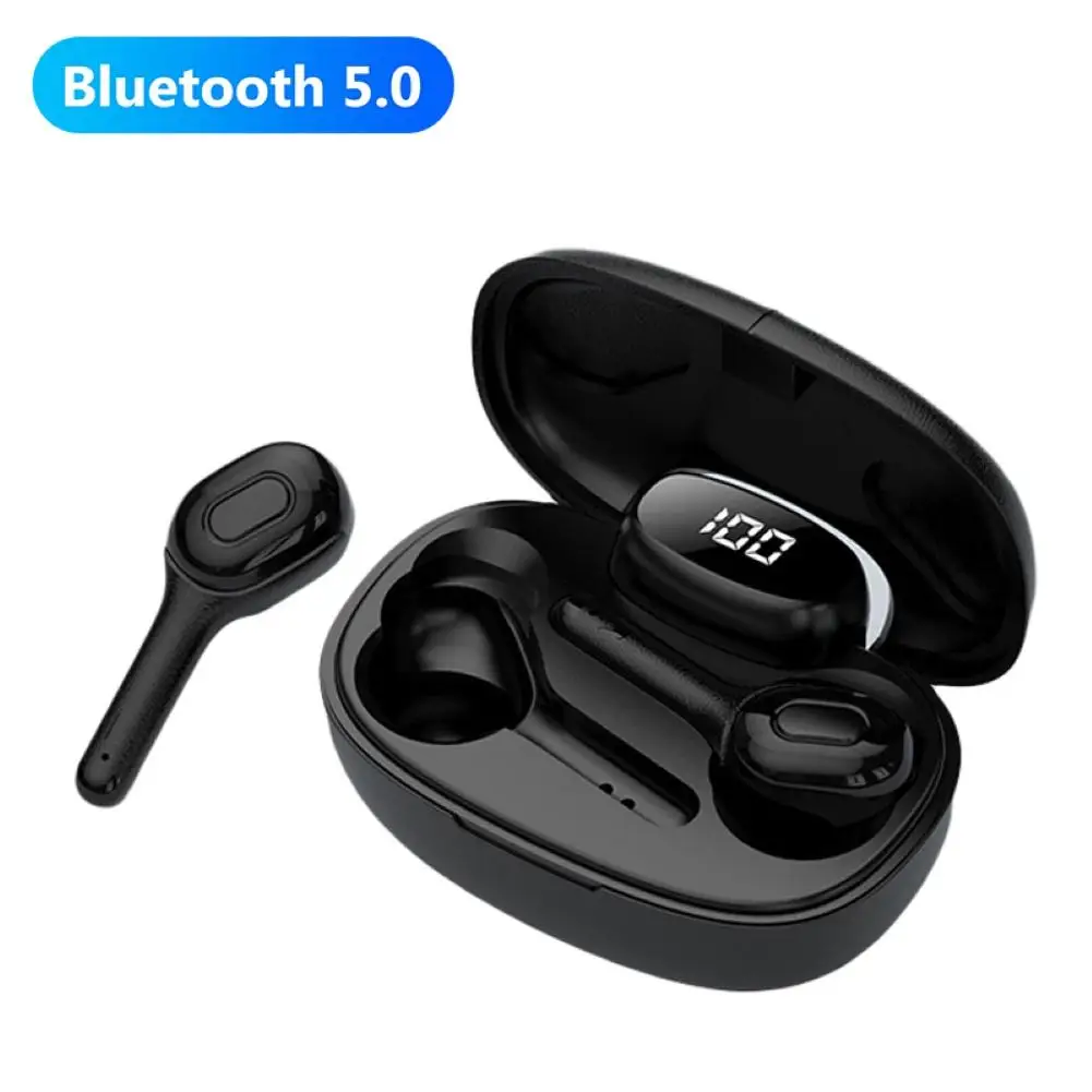 

T9s Mini TWS Wireless Bluetooth 5.0 Digital Earbuds Sports Waterproof Earphones