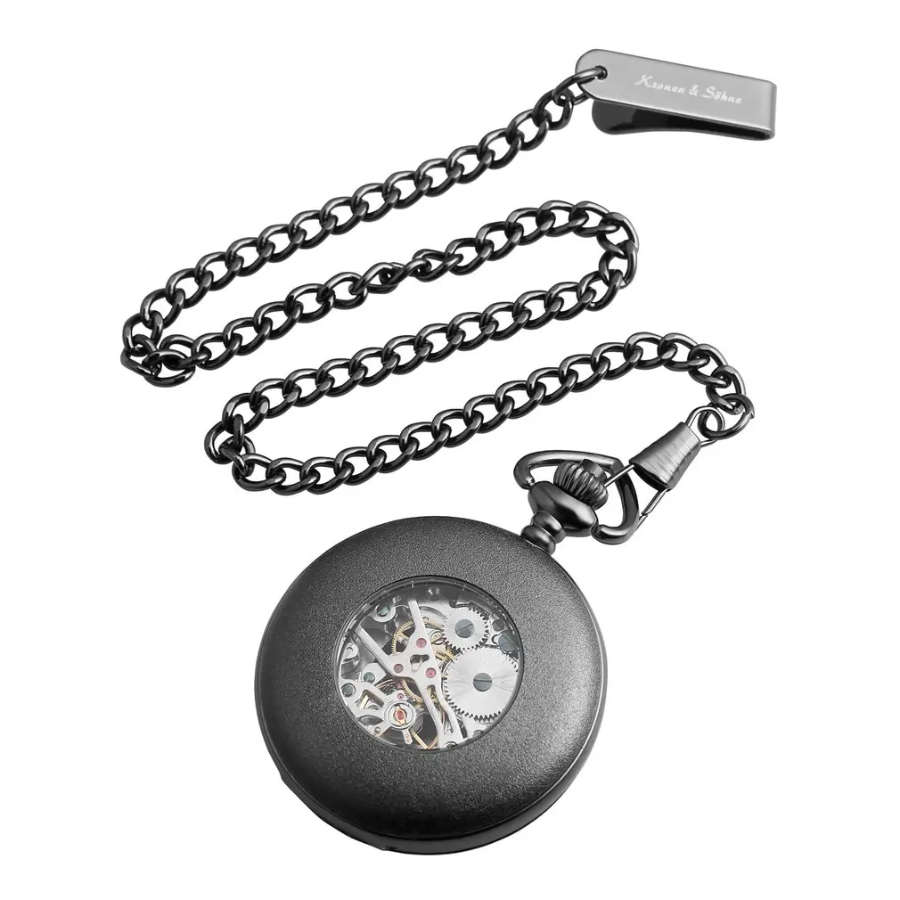 КС Скелет покерный Дизайн Золотой Охотник Механические карманные часы винтажные