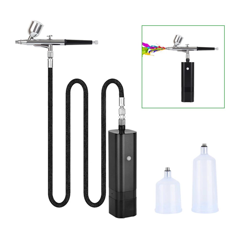 TM80-131 беспроводной Перезаряжаемый Аэрограф высокого давления с компрессором для