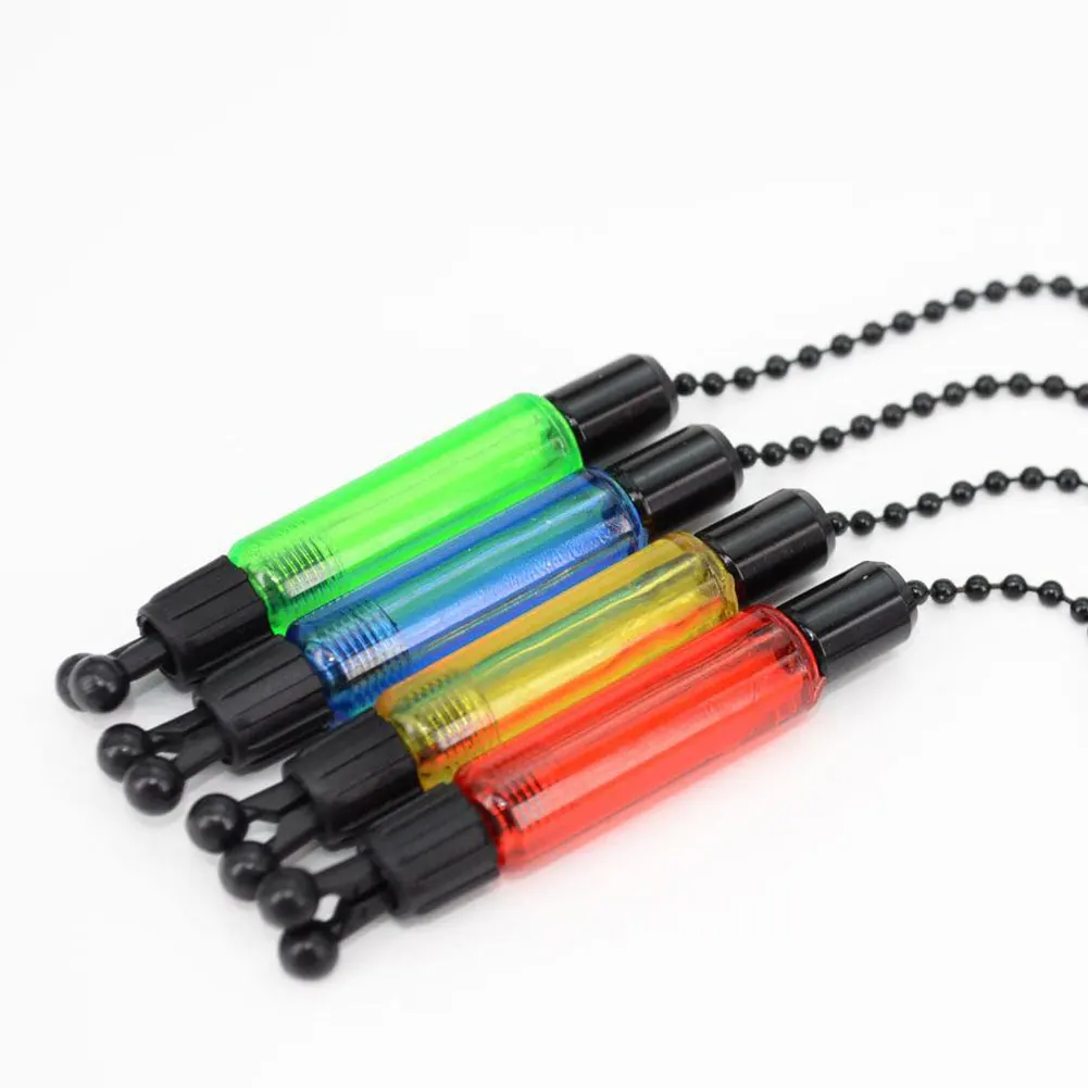 

4pcs Blue Green Red Yellow Color Mixed Fishing Alarm Swinger Chain Set Swinger Carp Fishing Indicator Bite Alarm Fishing Tools