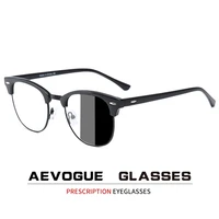 aevogue photochromic glasses frame men optical minus power grade eyeglasses women eyewear myopia prescription glasses ae0814