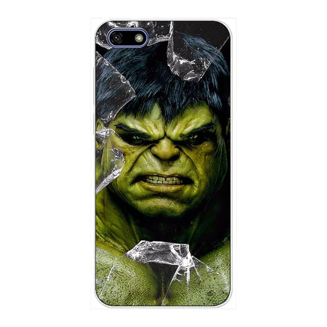 Super Hero Phone Case Cover for Huawei Y5 Prime Pro Lite 2019 2018 2017 Soft Silicone Back For II Bags Shell | Мобильные телефоны и