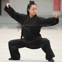 custom make 25 colors womens daily training tai chi suit wing chun martial arts shaolin uniforms kung fu jacket pants