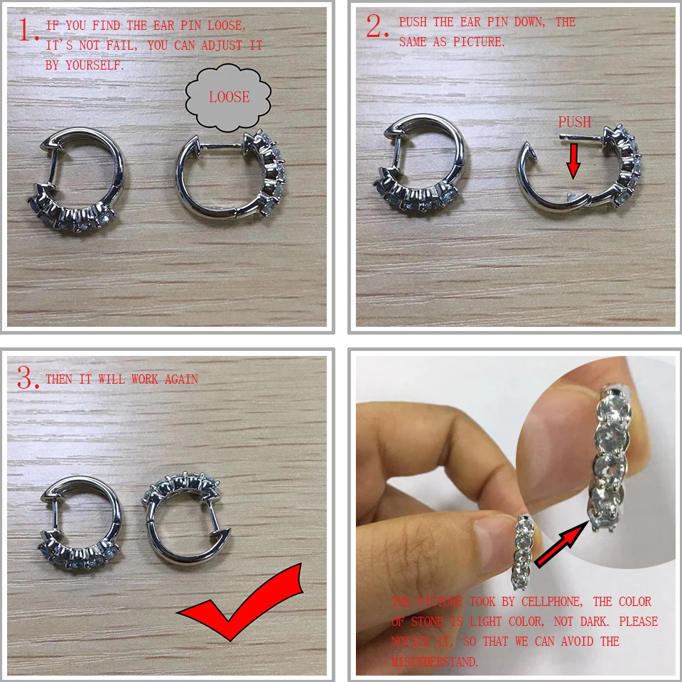 Hutang серьги-кольца с натуральным драгоценным камнем, 1.2ct, перидот, сделано из 925 пробы серебра, изящные элегантные классические ювелирные изделия для женщин, подарок