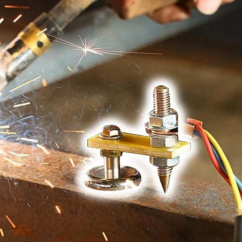 

2Pcs Car Degreaser Accessories, Ground Points, Car Dent Repair Spare Parts, Stud Welding Machine, Grounding Connector, Car Body