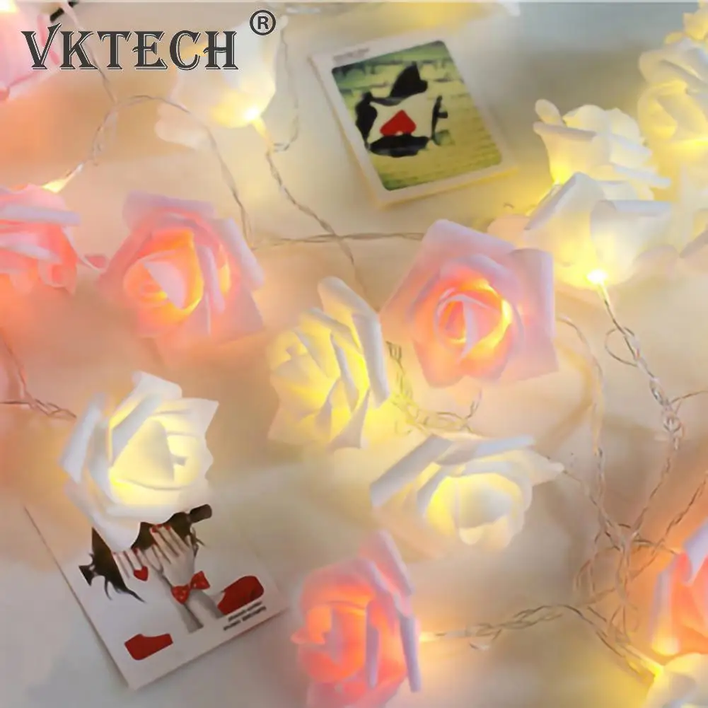 

LED Table Lamp Rose Flower Tree Lamp USB Night Lights Garlands Parties Valentine Day Wedding Home Bedroom Decoration