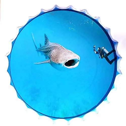 

Pig Wall Signs Retro Sign Whale Shark Bottle Caps Retro Metal Tin Sign - Home Decor Bar Plaque Lounge