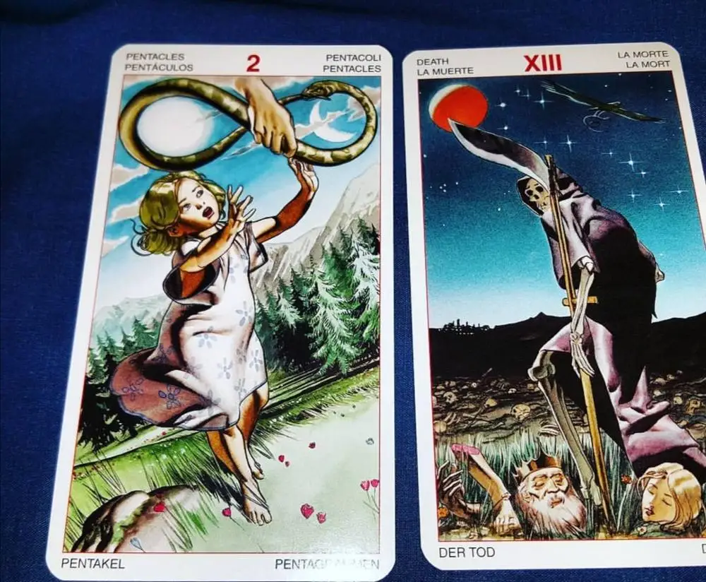 78 + 2 шт. 100% оригинальная новая английская версия инициационный набор карт Таро