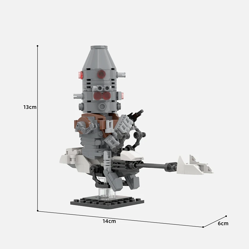

MOC IG-11 AND SPEEDER 74 Z Creative Star Space Building Blocks Collection Star Movie Scene Vehicle Model Toys Gifts Children