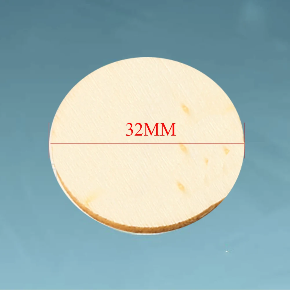 

50pcs/pack Natural Painting Rustic Ornaments Unfinished Card Making Round Blank Home Wedding Decoration Wood Slices DIY Craft