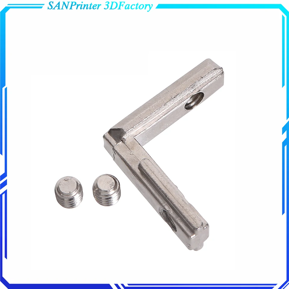 Т-образное гнездо L Форма Алюминий угол кронштейн угловой интерьер совместных