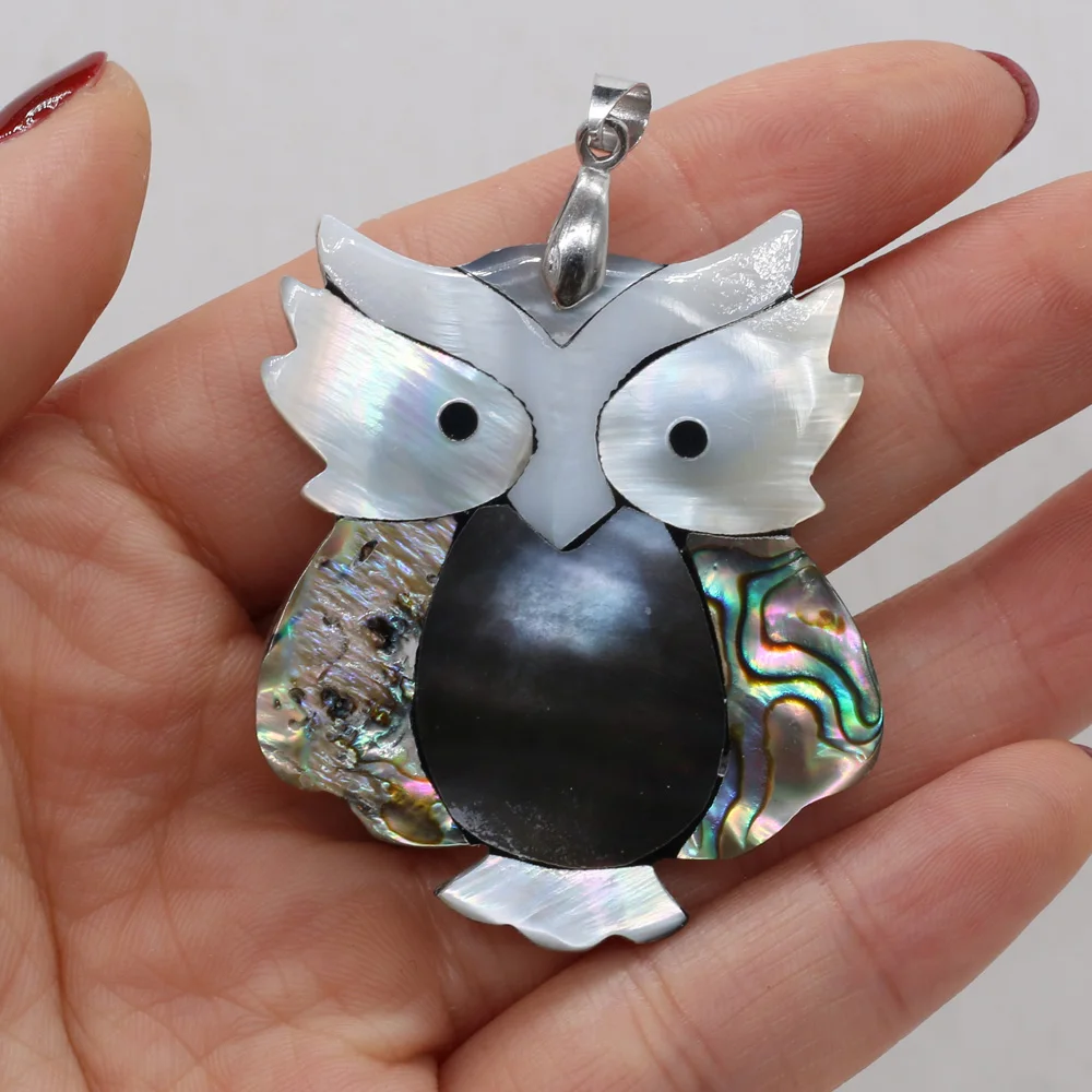 Подвеска из натуральной ракушки в форме животного перламутровая сращивающаяся