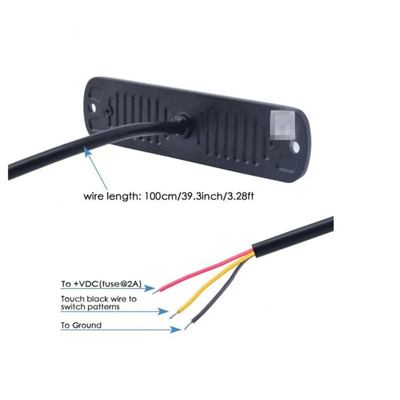 2 шт. светодиодный полицейский светильник с управлением стробоскоп сигнальный 6