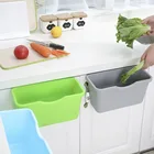 Двери шкафа висит Тип мусорный бак меса настольный Еда хранение мусора бокс для отходов чистки Чана для мусора дома Кухня аксессуары